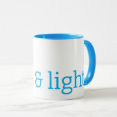 mug amour & lumière (Devant droit)