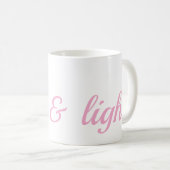 mug amour & lumière (Devant droit)