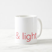 mug amour & lumière (Devant droit)