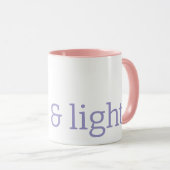 mug amour & lumière (Devant droit)