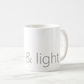 mug amour & lumière (Devant droit)