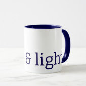 mug amour & lumière (Devant droit)