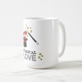 Mug Amour magique - Noir (Devant droit)
