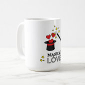 Mug Amour magique - Noir (Devant gauche)