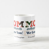 Mug Amour Maman Fleurs Florales Personnaliser (Centre)