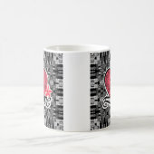 Mug Amour, mariage, Saint Valentin, coeur (Centre)