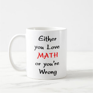 Mug amour mathématique ou
