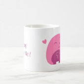 Mug Amour mignon de parents d'éléphant et de maman de (Centre)