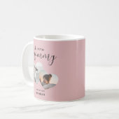 Mug Amour Moderne Tu Maman | 2 Photo cardiaque (Devant gauche)