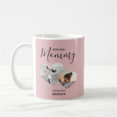 Mug Amour Moderne Tu Maman | 2 Photo cardiaque (Gauche)