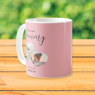 Mug Amour Moderne Tu Maman   2 Photo cardiaque