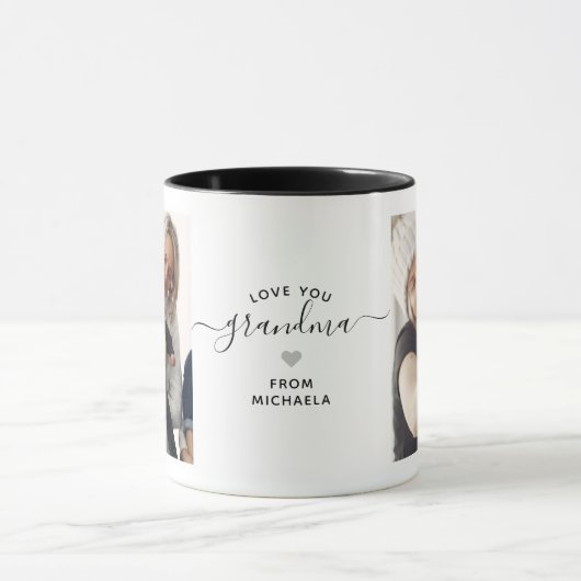 Mug Amour Moderne Vous Grand-mère/Nana/Granny/Autre 2- (Centre)
