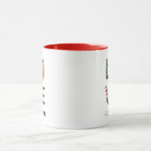 Mug Amour Noël personnalisé Vacances Chiot mignon (Centre)