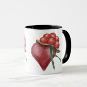 Mug Amour noir (Devant droit)