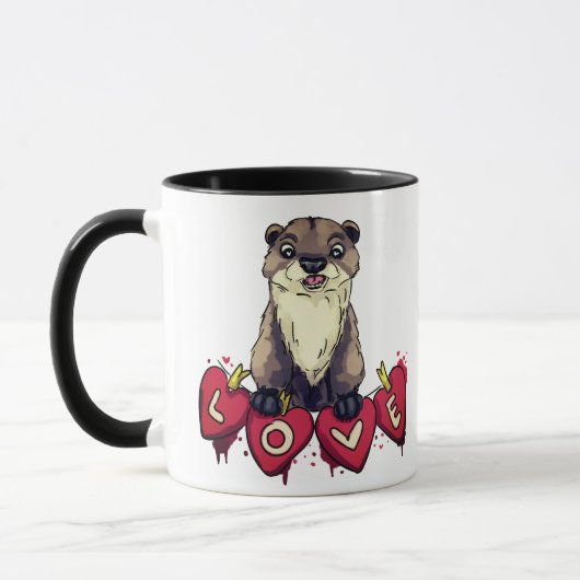 Mug Amour Otter (Gauche)