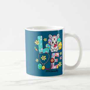 Mug Amour pacu infirmière vie lapin stéthoscope Pâques