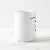 Mug Amour, paix et glace (Centre)