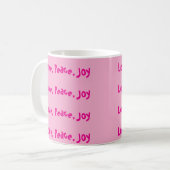Mug Amour.Paix, Joie (Devant gauche)
