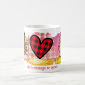 Mug Amour Paix Labrador Retriever Saint Valentin Chien (Centre)