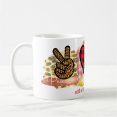 Mug Amour Paix Labrador Retriever Saint Valentin Chien (Gauche)