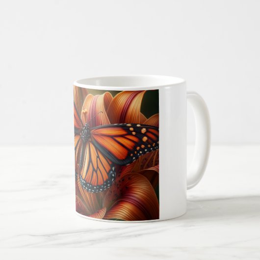 Mug Amour papillon (Devant droit)