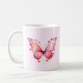 Mug Amour papillon | Aquarelles | Feminine (Gauche)