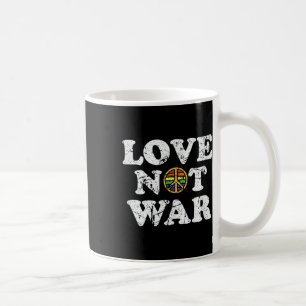 Mug Amour Pas Guerre Pro Paix Anti Guerre Vintage