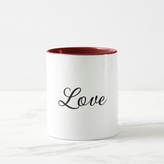 Mug Amour personnalisé (Centre)