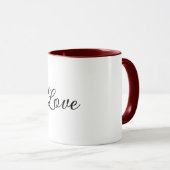 Mug Amour personnalisé (Devant droit)