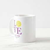 Mug Amour personnel tendance Raspberry Purple Pickleba (Devant gauche)