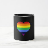 Mug amour pi de paix d'arc-en-ciel (Centre)