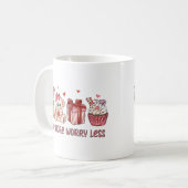 Mug Amour Plus S'Inquiéter Moins La Saint Valentin (Devant gauche)