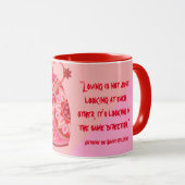 MUG AMOUR POUR COUPLE DE MARIÉS (Devant droit)