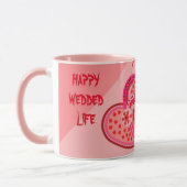MUG AMOUR POUR COUPLE DE MARIÉS (Gauche)