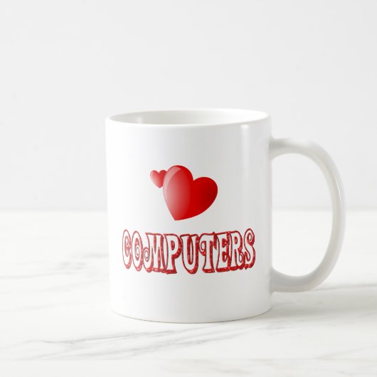 Mug Amour pour des ordinateurs (Droite)