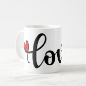 Mug Amour pour la Saint Valentin (Devant gauche)