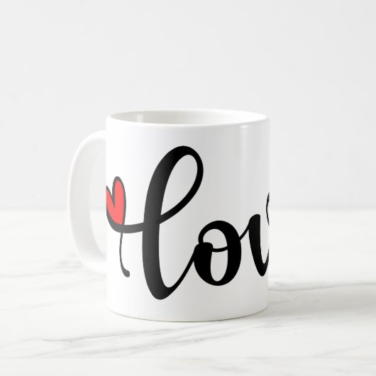 Mug Amour pour la Saint Valentin (Devant gauche)