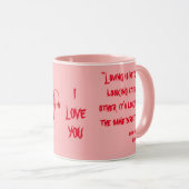 MUG AMOUR POUR L'AMOUR (Devant droit)