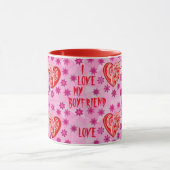 MUG AMOUR POUR PETITE AMIE (Centre)