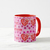 MUG AMOUR POUR PETITE AMIE (Devant droit)