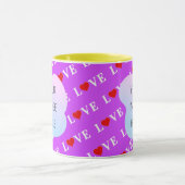 Mug AMOUR pourpre (Centre)