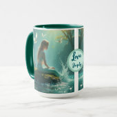 Mug Amour Profondément Sirène Nom Saint Valentin (Devant gauche)