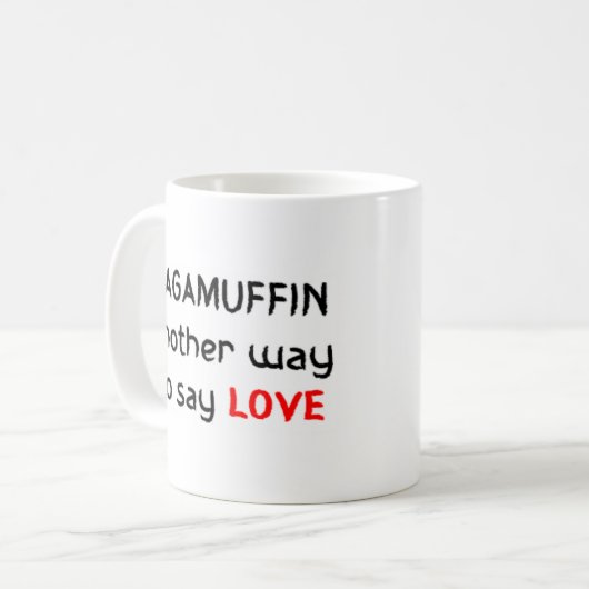 Mug amour ragamuffin (Devant gauche)