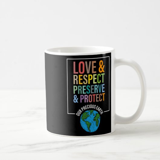 Mug Amour Respect Préserver Protéger Notre Précieuse T (Droite)