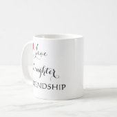 Mug Amour Rire Amitié Dire (Devant gauche)