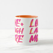 Mug amour + rire plus (Centre)