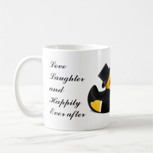 Mug Amour, rires et heureux pour toujours - cadeau de
