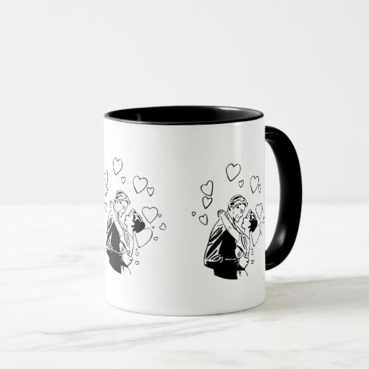 Mug Amour & Romance : Objectifs de Relation (Devant droit)