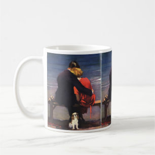 Mug Amour romantique vintage, Romance sur la plage