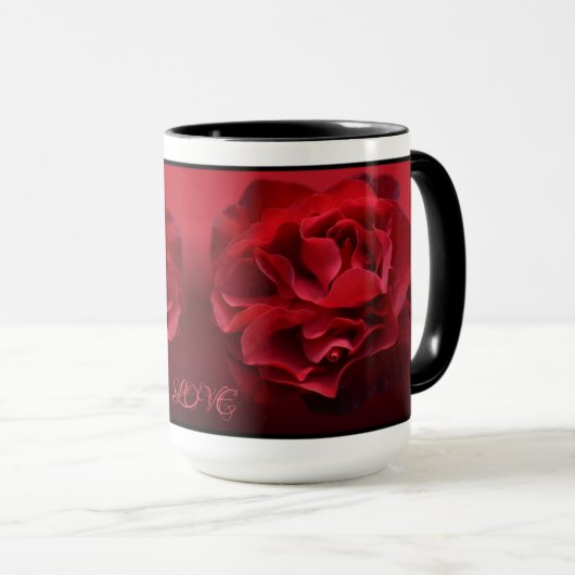 Mug Amour Rose (Devant droit)